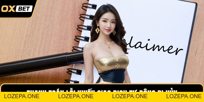 Miễn Trừ Trách Nhiệm OXBET – Chính Sách Bảo Vệ Người Dùng